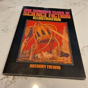 Anthony Frewin Science Fiction Illustration Vintage Book 1975
